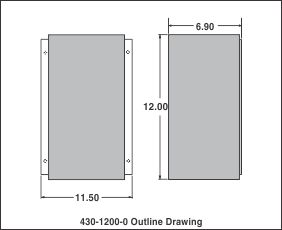 outline drawing 430-1200-0